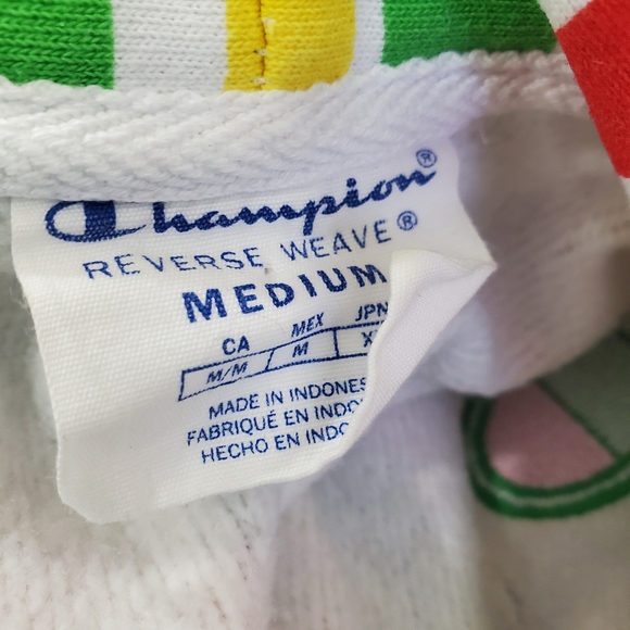 Champion Sweater Women's Medium Susan Alexandra Watermelon Reverse Weave Hoodie. - Picture 6 of 6